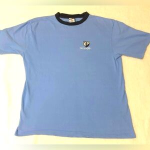 Vintage 90s Tommy Hilfiger Double Sided Blue Classic T Shirt Adult Mens Size XL